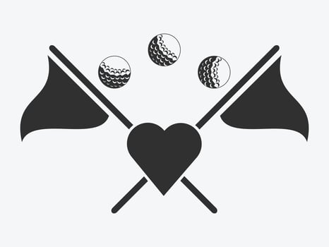 Golf Design, Golf Game Set, Golf Logo, Golf Typography, Trendy Golf Illustration Graphics Pack, Stylish Golf Art, Golf illustration Designs, Sports Collection, Sport Typography vector