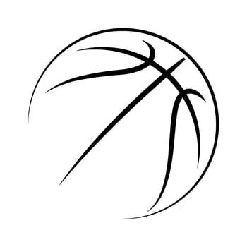 basketball logo icon vector