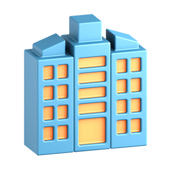 3D Illustration City cityscape png