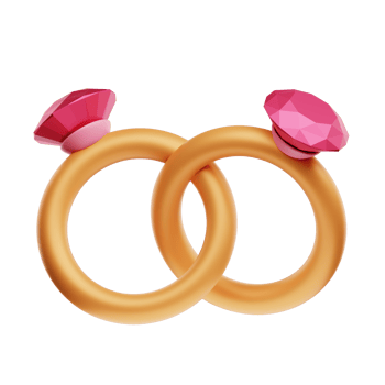 3D Illustration ring png