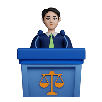 3D Illustration Law appeal png
