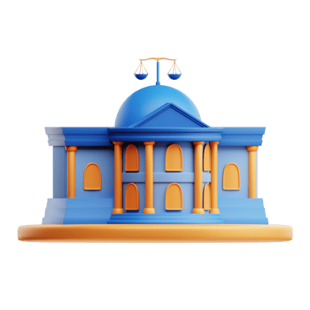 3D Illustration Law firm png