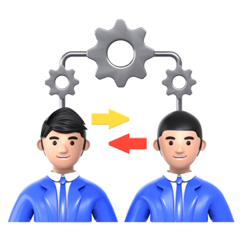 3D Illustration Business employee engagement png