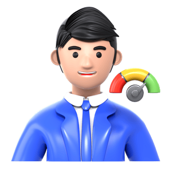 3D Illustration Business employee performance png