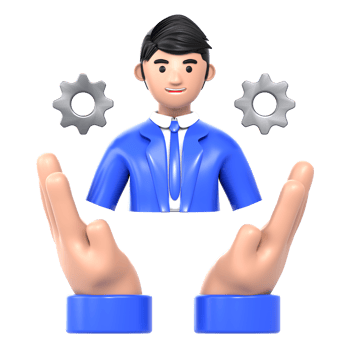 3D Illustration Business resource utilization png