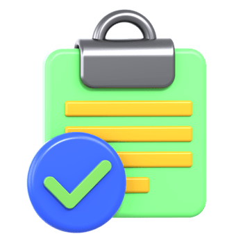 3D Illustration Business task completion rate png