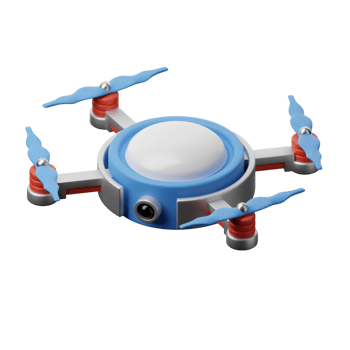 3D Illustration Robot Technology robot drone png