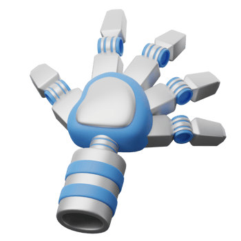 3D Illustration Robot Technology robot hand png