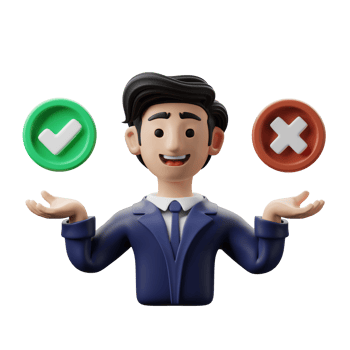 3D Illustration Business Teamwork decision making png