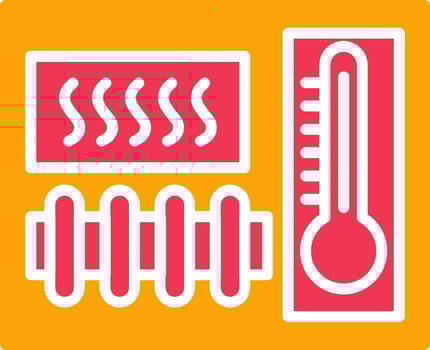 Heating Element Vector Icon