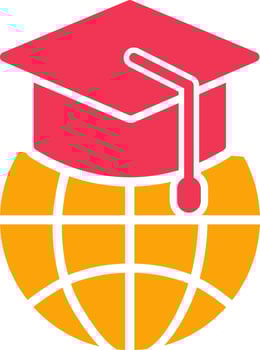 Global Education Vector Icon