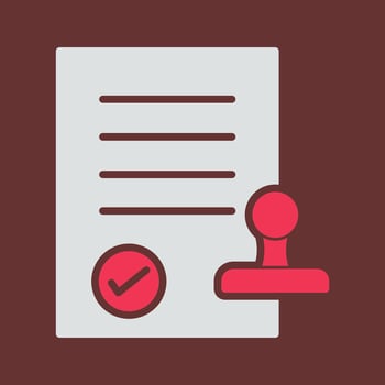 Stamp Vector Icon
