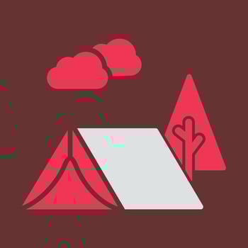 Tent Vector Icon