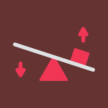 Seesaw Vector Icon