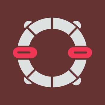 Life Saver Vector Icon