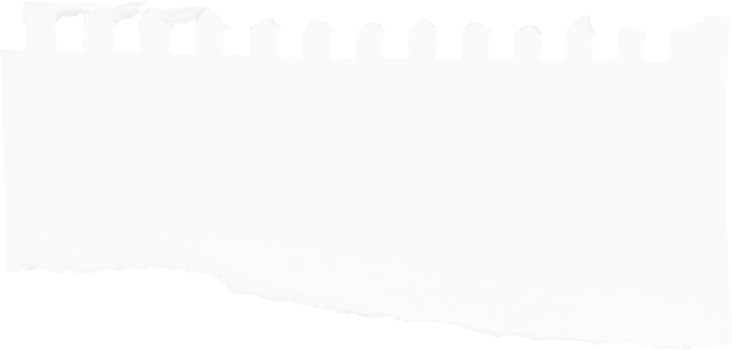 White Torn Ripped Paper Piece, Graphic Element png