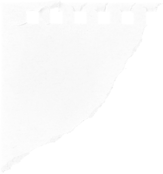 White Torn Ripped Paper Piece, Graphic Element png