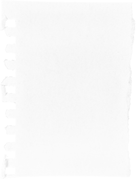 White Torn Paper Piece png