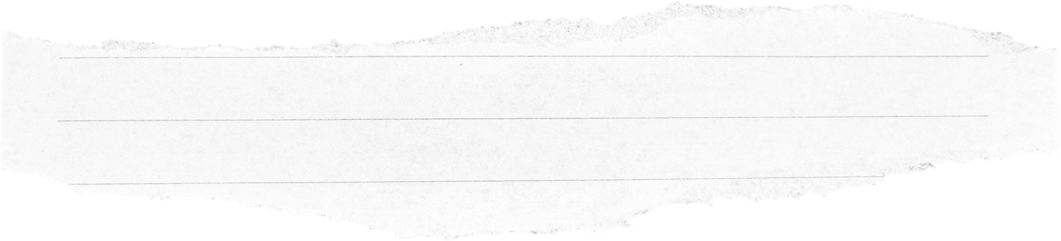 White Torn Paper Piece png