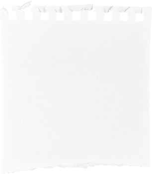 White Torn Paper Piece png