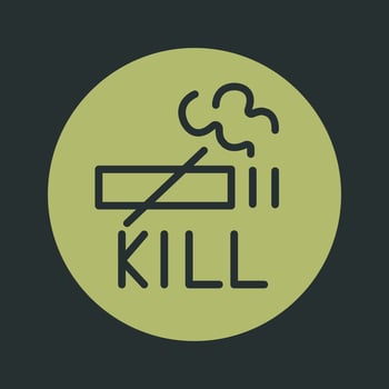 Smoking Kills Vector Icon