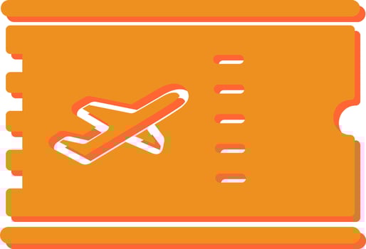 Plane Tickets Vector Icon