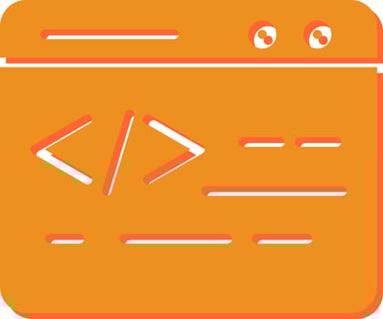 Web Coding Vector Icon