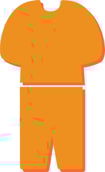Pyjamas Suit Vector Icon