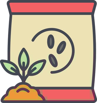 Fertilizer Bag Vector Icon
