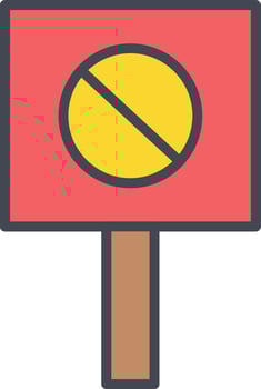 Do Not Disturb Vector Icon