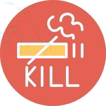 Smoking Kills Vector Icon