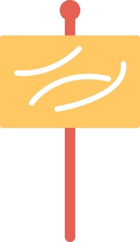 Beach Sign Vector Icon
