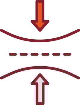 Elasticity Vector Icon