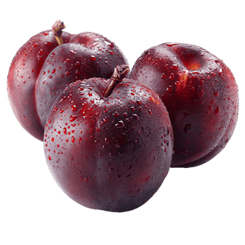 AI generated nectarine PNG. Ripe nectarine fruit isolated. Nectarine top view PNG. Nectarine flat lay png