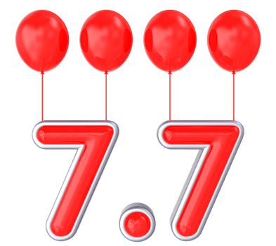 Realistic text illustration for singles day sales png