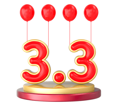 Realistic text illustration for singles day sales png