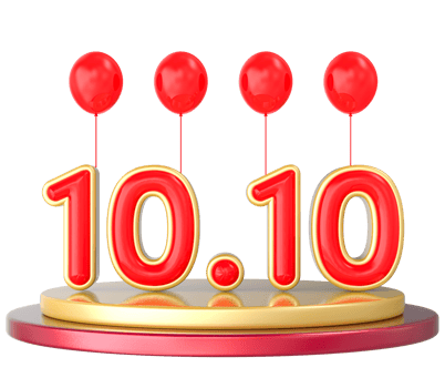 Realistic text illustration for singles day sales png