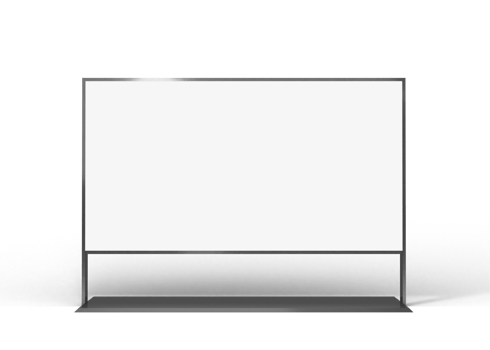 whiteboard standing on white background png
