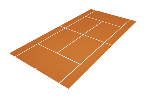 Tennis court and sports field for design png