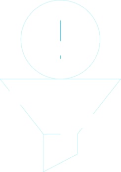 Filtering Creative Icon Design vector