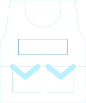 Bulletproof Vest Creative Icon Design vector
