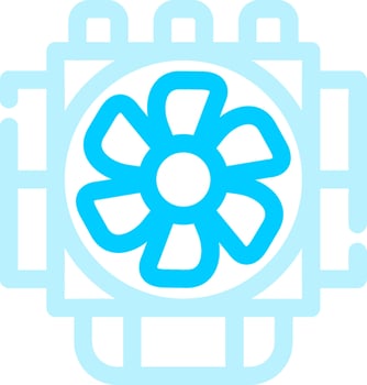 Heatsink Creative Icon Design vector