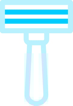 Razor Blade Creative Icon Design vector