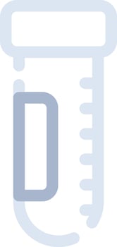 Test Tube Creative Icon Design vector