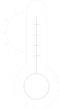 Temperature Creative Icon Design vector