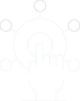 Interactivity Creative Icon Design vector