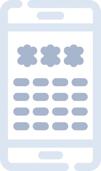 Pin Code Creative Icon Design vector