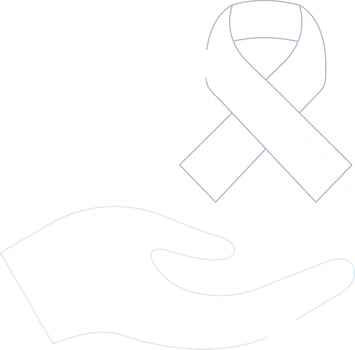 Cancer Diagnosis Creative Icon Design vector