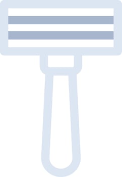 Razor Blade Creative Icon Design vector