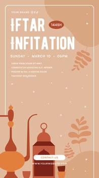 Ramadhan Flat Design for Banner and Social Media. Happy Eid Mubarak Poster or Flyer Illustration vector
